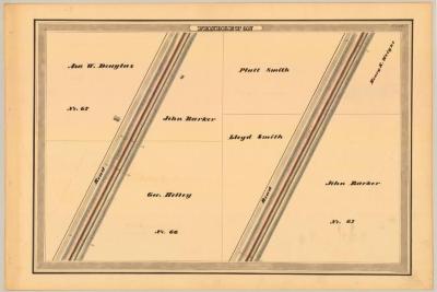 Erie Canal Survey, Pendleton showing Douglas and Barker.