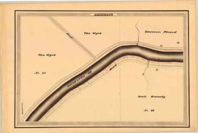 Erie Canal Survey, Amherst showing Picard and Kennedy