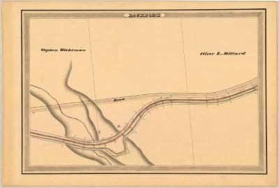 Erie Canal Survey, Lockport showing Wakeman
