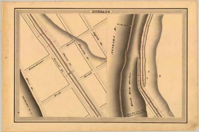 Erie Canal Survey, Buffalo showing Black Rock Harbor