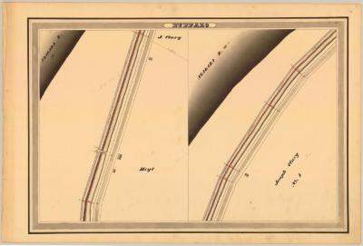 Erie Canal Survey, Buffalo showing Hoyt and Clary.