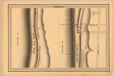 Erie Canal Survey, Buffalo showing Niagara River  