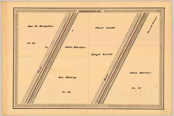 Erie Canal Survey, Pendleton showing Douglas and Barker.