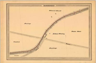 Erie Canal Survey, Lockport showing Comstock and Jennings
