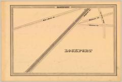 Erie Canal Survey, Lockport showing West Main Street