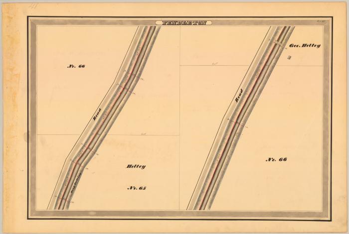 Erie Canal Survey, Pendleton showing Holley and Geo. Holley.