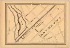 Erie Canal Survey, Lockport showing Mill Pond and Dam