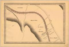 Erie Canal Survey, Rotterdam showing Lock No. 24 and Road to Schenectady 