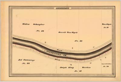 Erie Canal Survey, Amherst showing Schuyler and McClellan.