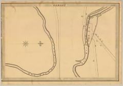 Erie and Champlain Canal Feeders, Shelby showing Oak Orchard Creek, Saw Mill and Sanderson Road 