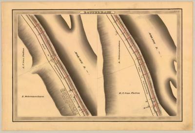 Erie Canal Survey, Rotterdam showing Van Patten and Lock No. 25