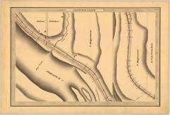 Erie Canal Survey, Clifton Park showing Stony Creek and Rope Ferry 