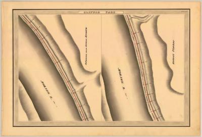 Erie Canal Survey, Clifton Park showing Brown and Vischer 