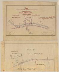 Erie and Champlain Canal Feeders, Map of Gravel Pit and Champlain Canal 