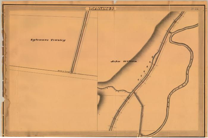 Erie and Champlain Canal Feeders, Manlius showing Head of Canal and Butternut Creek 