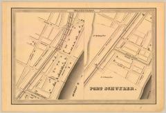 Erie Canal Survey, Watervliet showing Watervliet Turnpike and Port Schuyler 