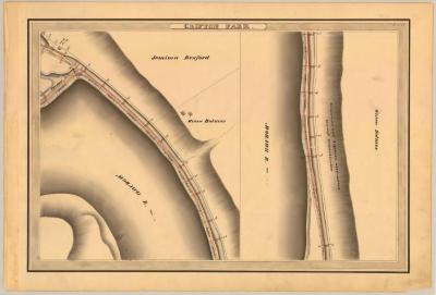 Erie Canal Survey, Clifton Park showing Lock No. 29, Rexford and Holmes 