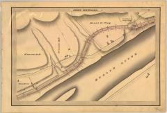 Champlain Canal Survey, Fort Edward showing Bell and Wing 