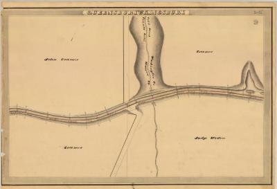 Erie and Champlain Canal Feeders, Queensbury and Kingsbury showing County Line and Cramer 