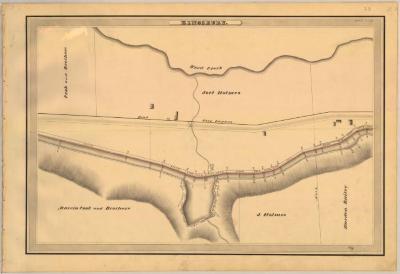 Champlain Canal Survey, Kingsbury showing Holmes and Bailey 