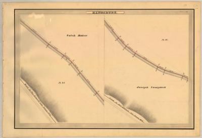 Champlain Canal Survey, Kingsbury showing Baker and Campbell 