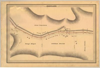 Champlain Canal Survey, Fort Ann showing Pond Brook, Wood Creek and Wooden Lock 