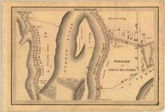 Champlain Canal Survey, Fort Edward showing Village of Fort Edward, Hudson River and Fort Edward Feeder