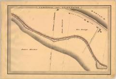 Champlain Canal Survey, Saratoga and Stillwater showing Town Line and Hudson River 