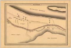 Champlain Canal Survey, Halfmoon showing Hudson River and Turnpike to Waterford 