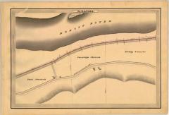 Champlain Canal Survey, Saratoga showing Marshall and Saratoga Church 