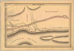 Champlain Canal Survey, Fort Edward showing Steele, Cuyler and Road to Fort Miller 