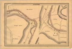 Champlain Canal Survey, Saratoga showing two views of Canal and Dead Hole 