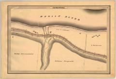 Champlain Canal Survey, Saratoga showing Fitzgeralds and Patterson 