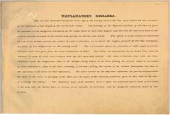 Champlain Canal Survey, explanatory remarks, 