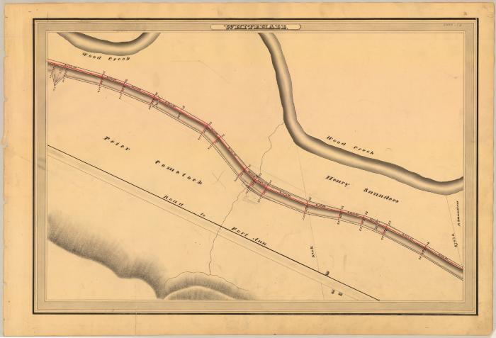 Champlain Canal Survey, Whitehall showing Comstock and Saunders 