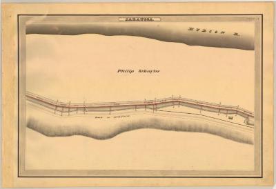 Champlain Canal Survey, Saratoga showing Schuyler and Road to Stillwater 