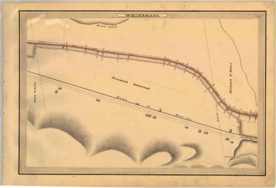 Champlain Canal Survey, Whitehall showing Lockwood and Hart 