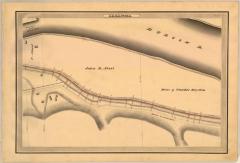Champlain Canal Survey, Saratoga showing Abeel and Mott 