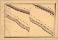 Champlain Canal Survey, Stillwater showing two views of Canal, Davis and Austin 