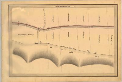 Champlain Canal Survey, Whitehall showing Kinner and King 