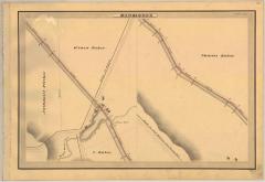 Champlain Canal Survey, Kingsbury showing Bakers or Dunham’s Basin and Road to Argyle 