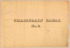 Champlain Canal Survey, title page 
