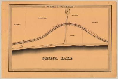 Cayuga and Seneca Canal Survey, Seneca and Waterloo showing County Line and Turnpike 