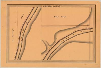 Cayuga and Seneca Canal Survey, Seneca Falls showing Van Cleaf and Demont 