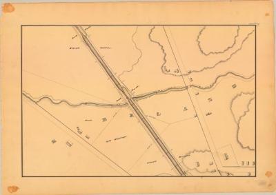 Chenango Canal Survey, Kirkland showing Sherman’s Brook and Lock No. 17 and 18 