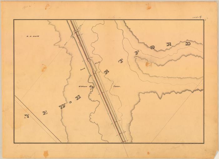 Chenango Canal Survey, New Hartford showing Owen and Lock No. 6 