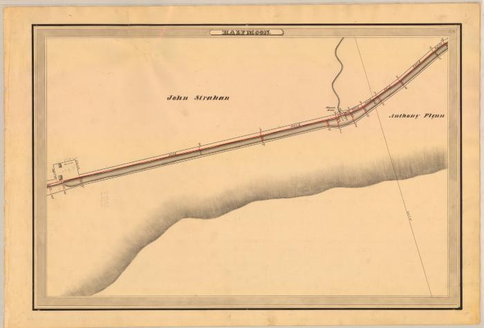 Champlain Canal Survey, Halfmoon showing Lock Lot, Strahan and Flynn 