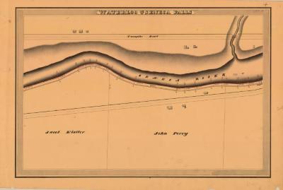 Cayuga and Seneca Canal Survey, Waterloo and Seneca Falls showing Kisler and Perry 