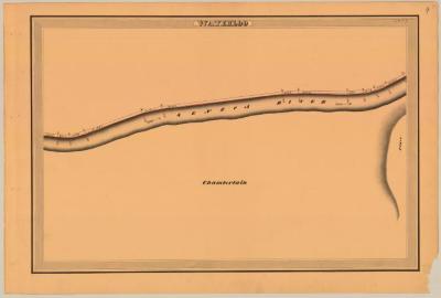 Cayuga and Seneca Canal Survey, Waterloo showing Seneca River and Chamberlain 