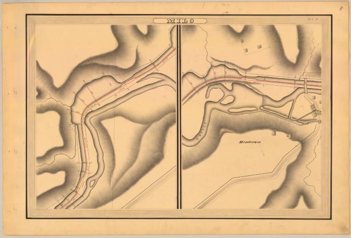 Crooked Lake Canal Survey, Milo showing two views of Canal and Henderson 